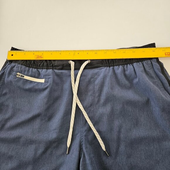 Vuori Men’s Banks Short 7” Azure Linen Texture L - Picture 8 of 10